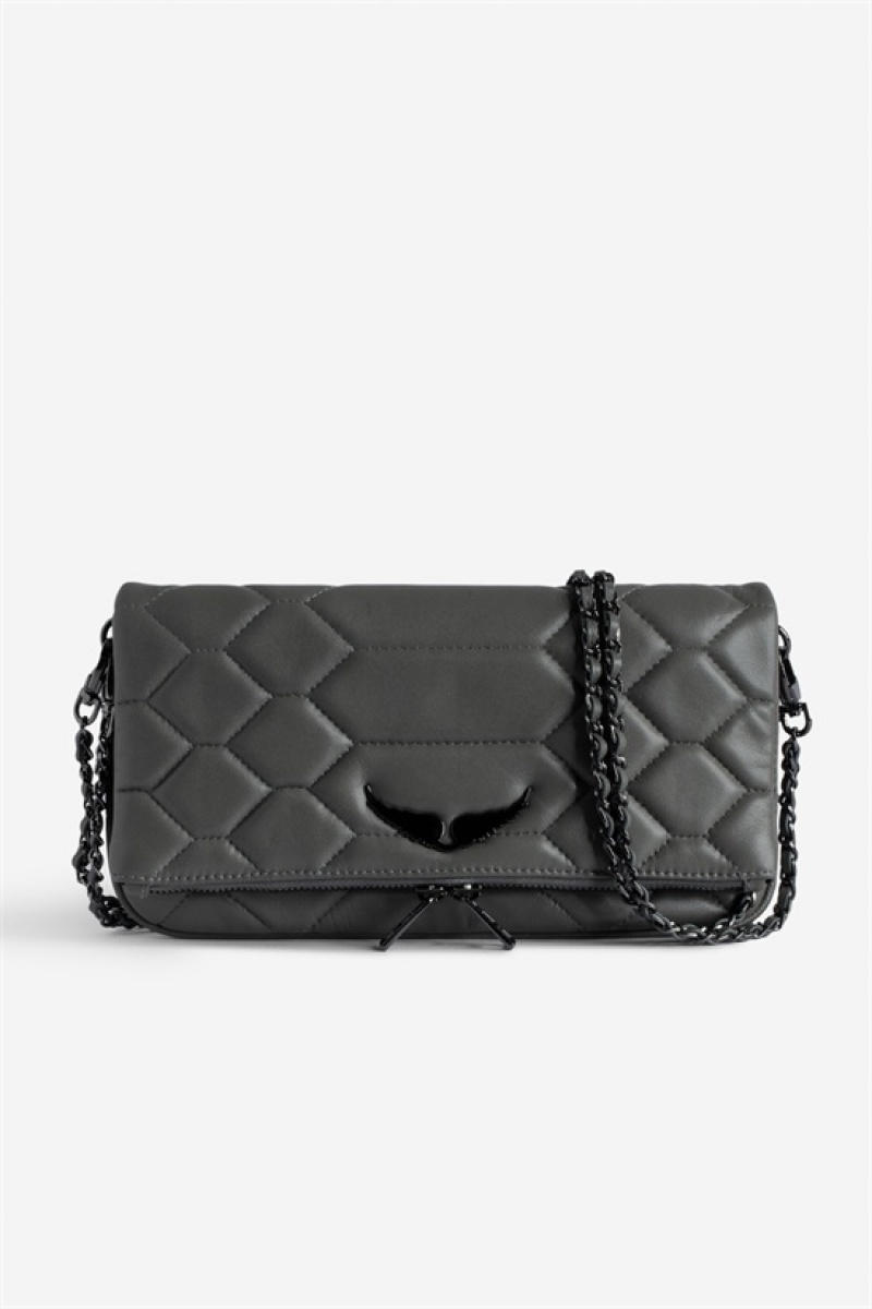 Zadig & Voltaire Rock Xl Mat Bag Negras | ZV-256065