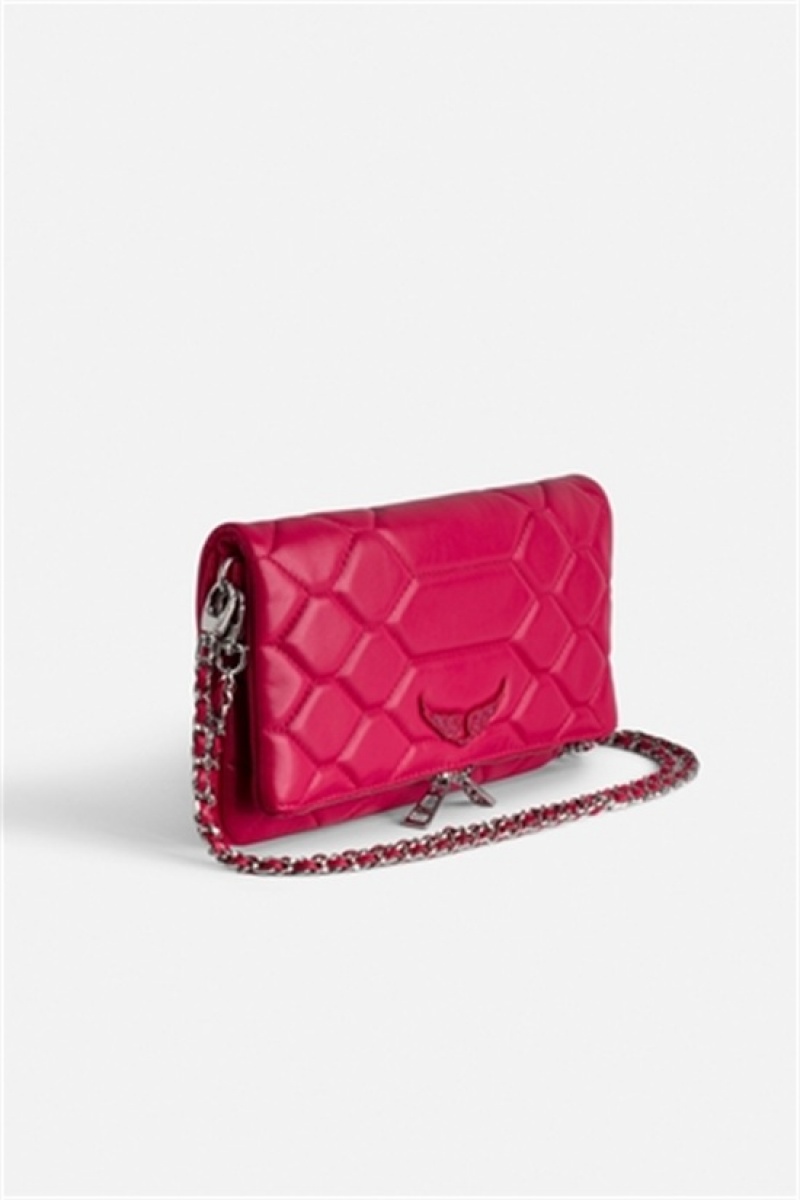 Zadig & Voltaire Rock Xl Mat Bag Rojas | ZV-256178