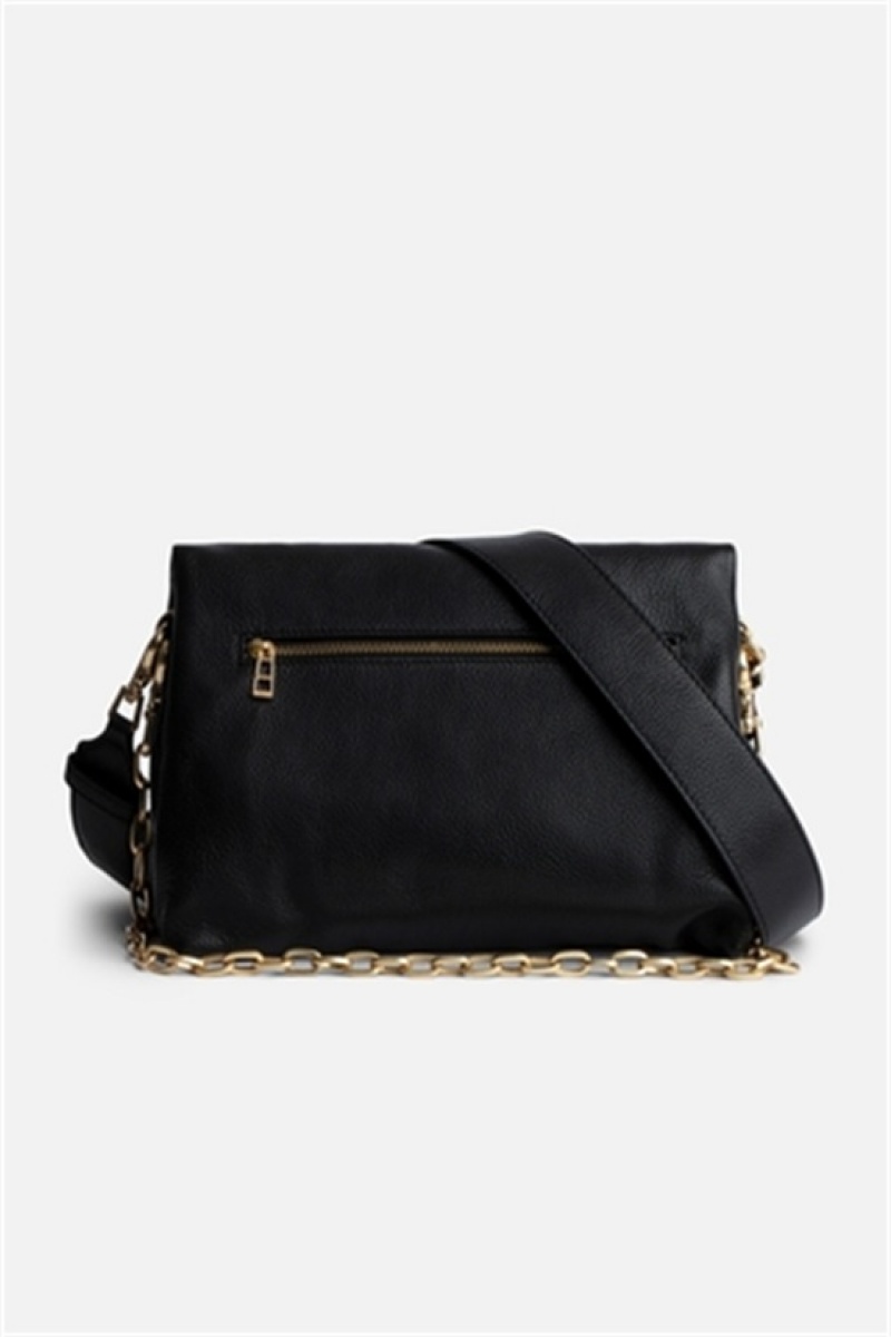 Zadig & Voltaire Rocky Bag Negras Doradas | ZV-256043