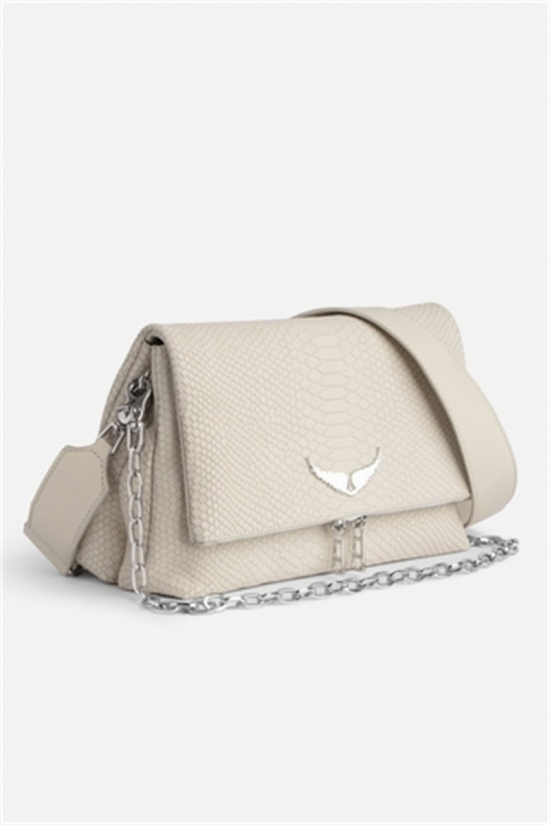 Zadig & Voltaire Rocky Soft Savage Bag Beige | ZV-256042