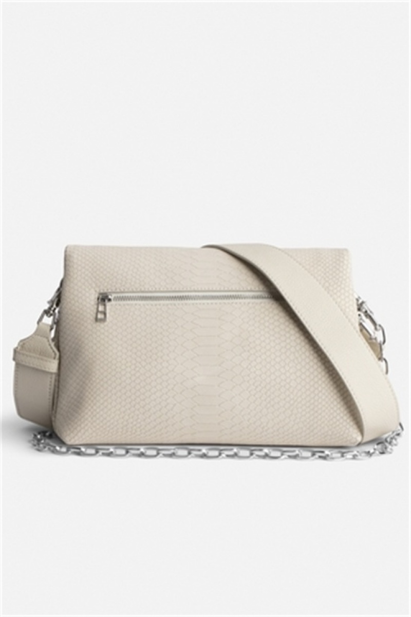 Zadig & Voltaire Rocky Soft Savage Bag Beige | ZV-256042