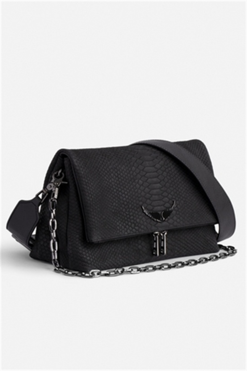 Zadig & Voltaire Rocky Soft Savage Bag Negras | ZV-256041