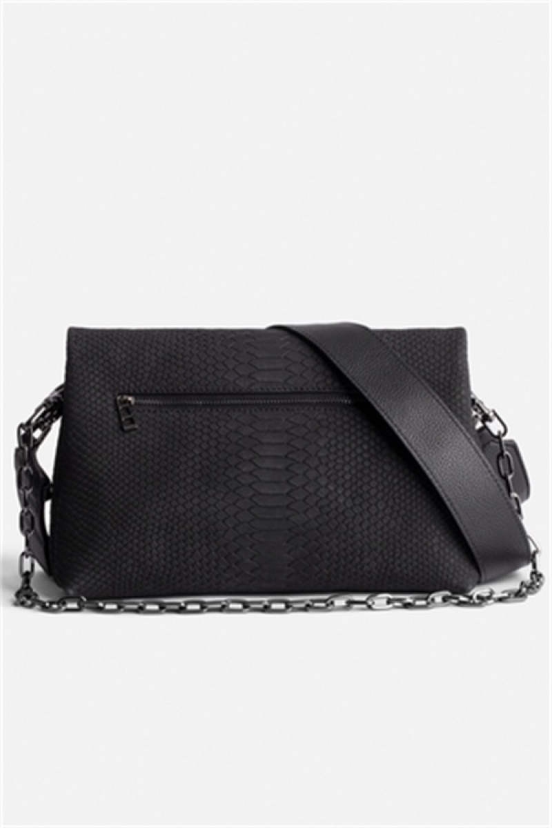 Zadig & Voltaire Rocky Soft Savage Bag Negras | ZV-256041