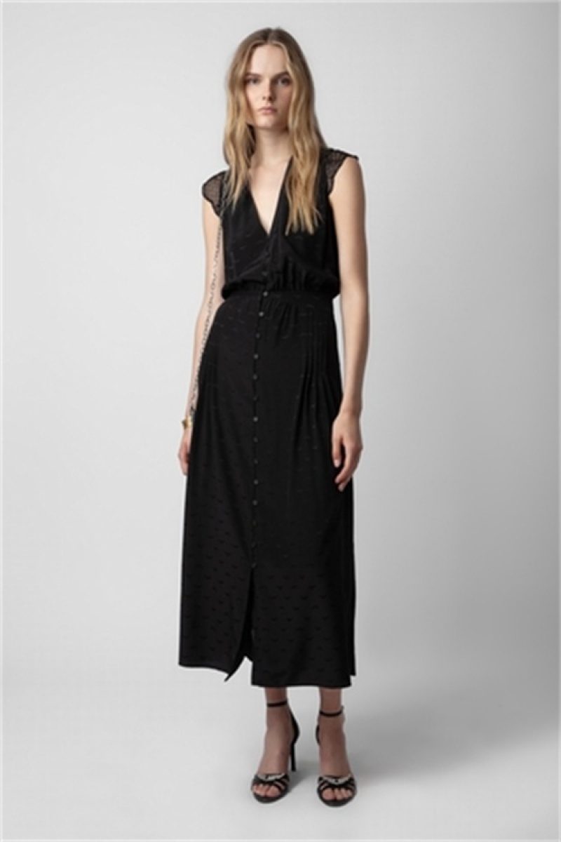 Zadig & Voltaire Rolanys Vestido Negras | ZV-256401