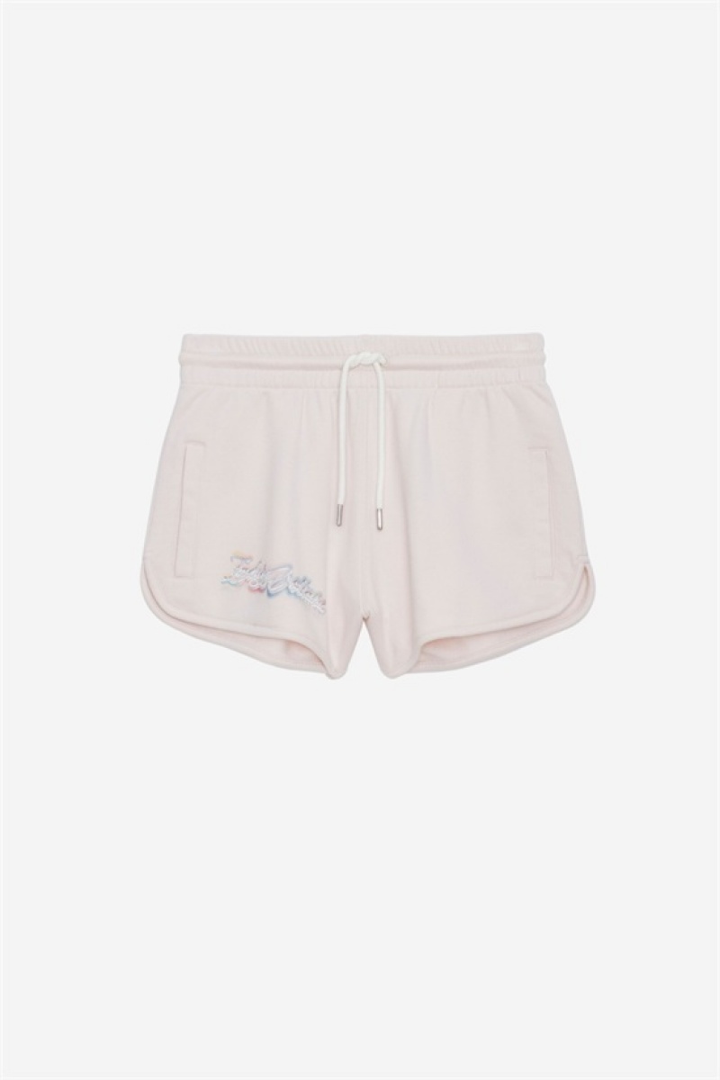 Zadig & Voltaire Smile Shorts Blancas | ZV-256234