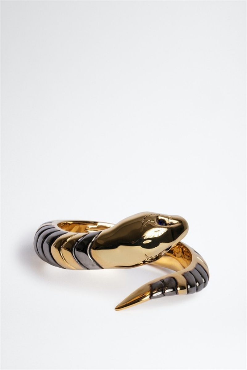 Zadig & Voltaire Snake Bracelet Doradas | ZV-255879