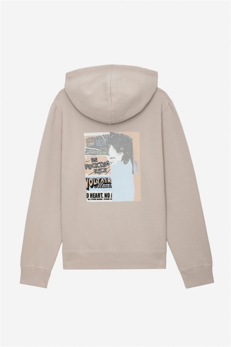 Zadig & Voltaire Soda Compo Sweatshirt Beige | ZV-255741