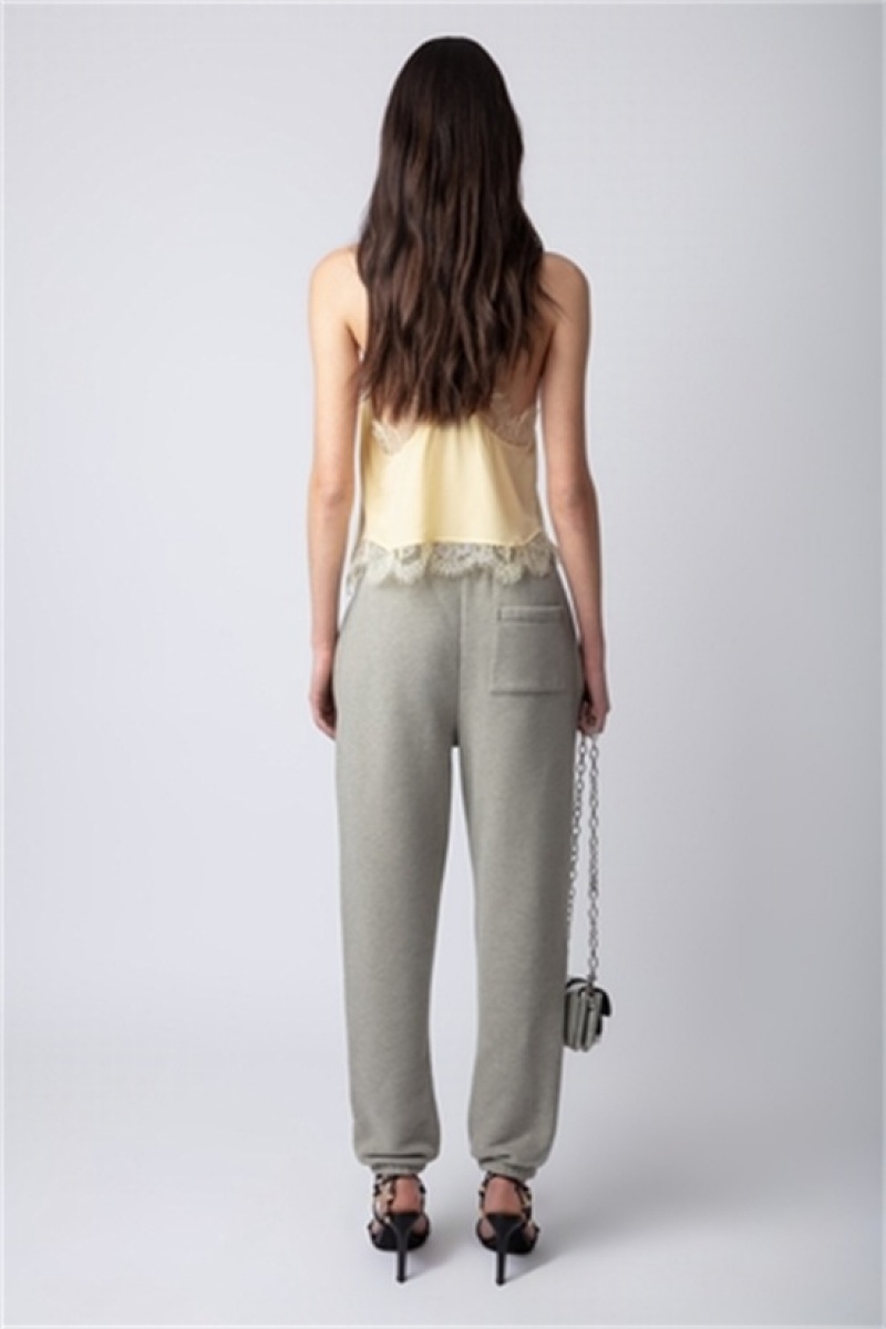 Zadig & Voltaire Sofia Jogging Pants Kaki | ZV-256219