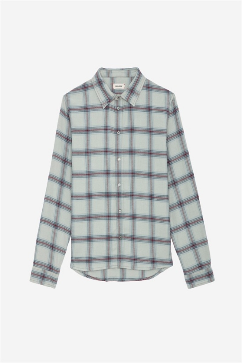 Zadig & Voltaire Stan Shirt Gris | ZV-255725