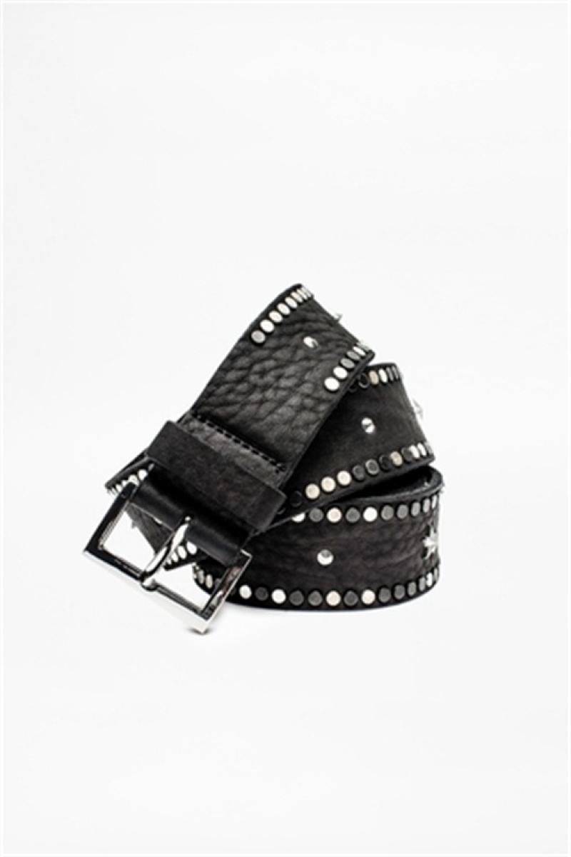 Zadig & Voltaire Starlight Belt Negras | ZV-255839