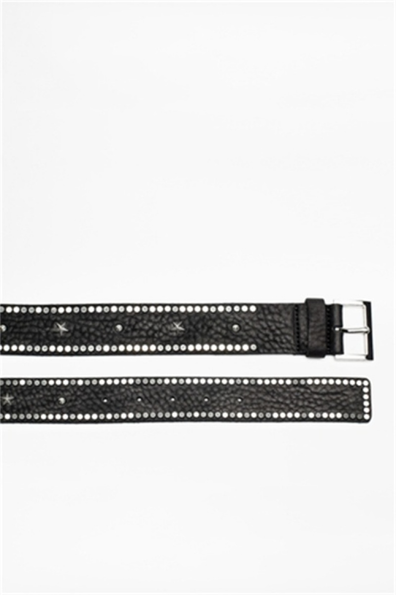 Zadig & Voltaire Starlight Belt Negras | ZV-255839