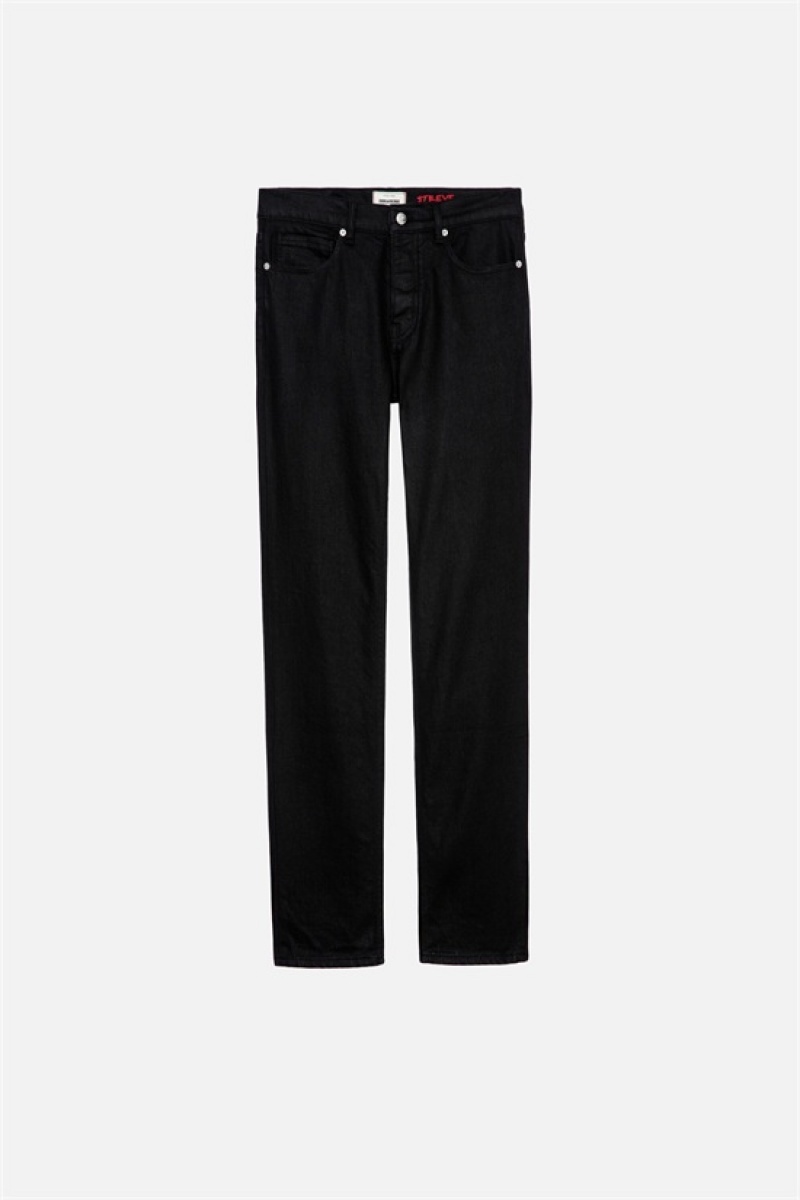 Zadig & Voltaire Steeve Jeans Negras | ZV-255737