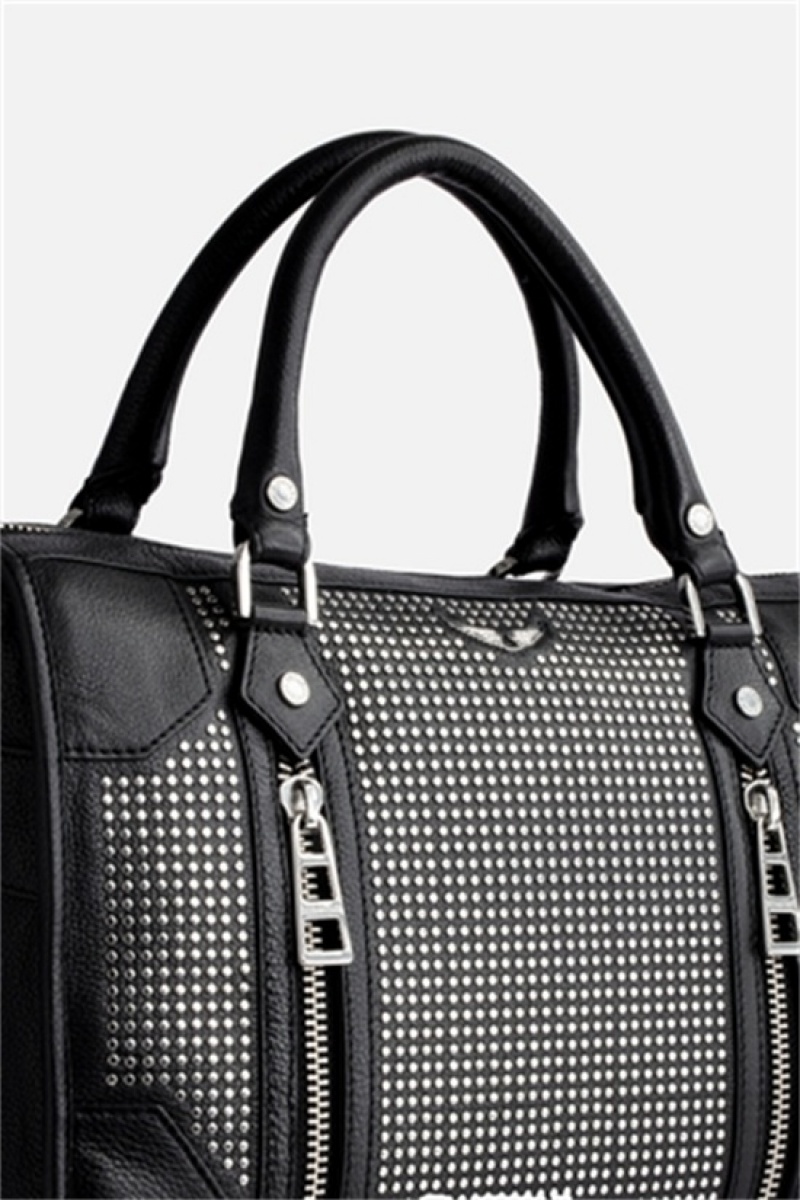 Zadig & Voltaire Sunny Medium #2 Studs Bag Negras | ZV-256052