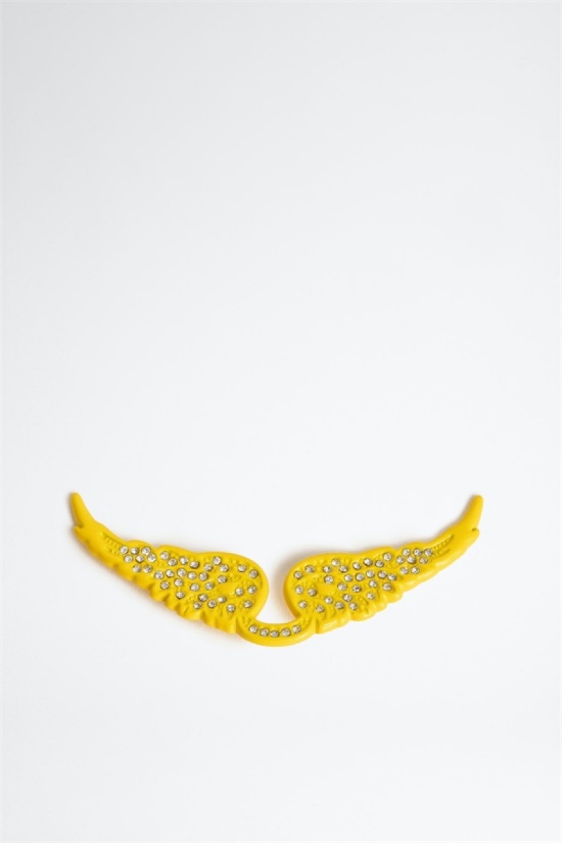 Zadig & Voltaire Swing Your Wings Charms Amarillo | ZV-256134