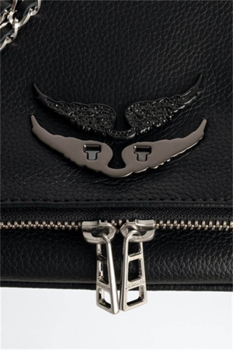 Zadig & Voltaire Swing Your Wings Charms Negras | ZV-256132