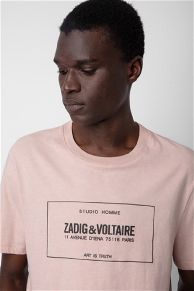 Zadig & Voltaire Ted T-shirt Rosas | ZV-255699