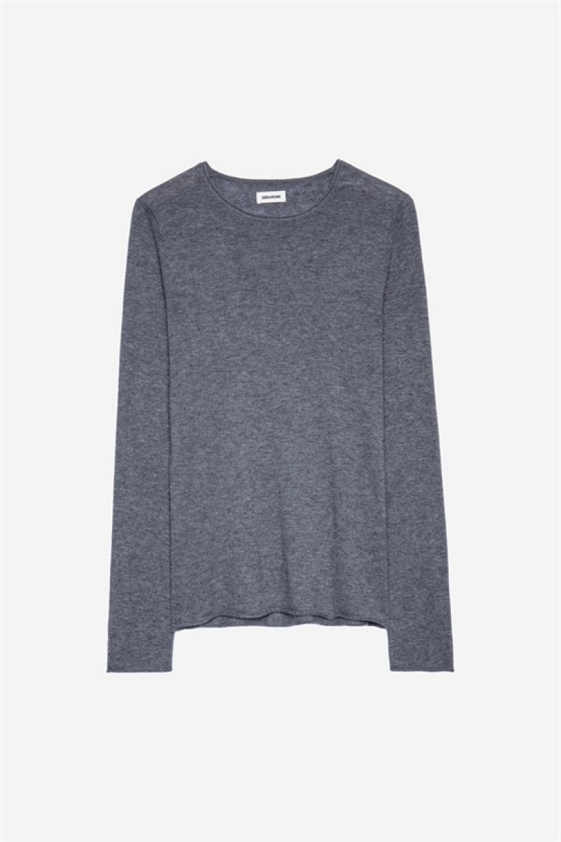 Zadig & Voltaire Teiss Cashmere Sueter Gris | ZV-255767