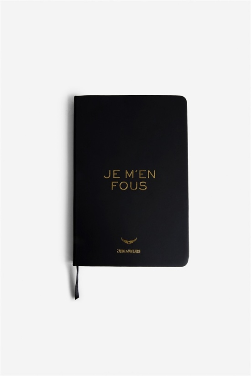 Zadig & Voltaire The Write Stuff Notebook Negras | ZV-255806