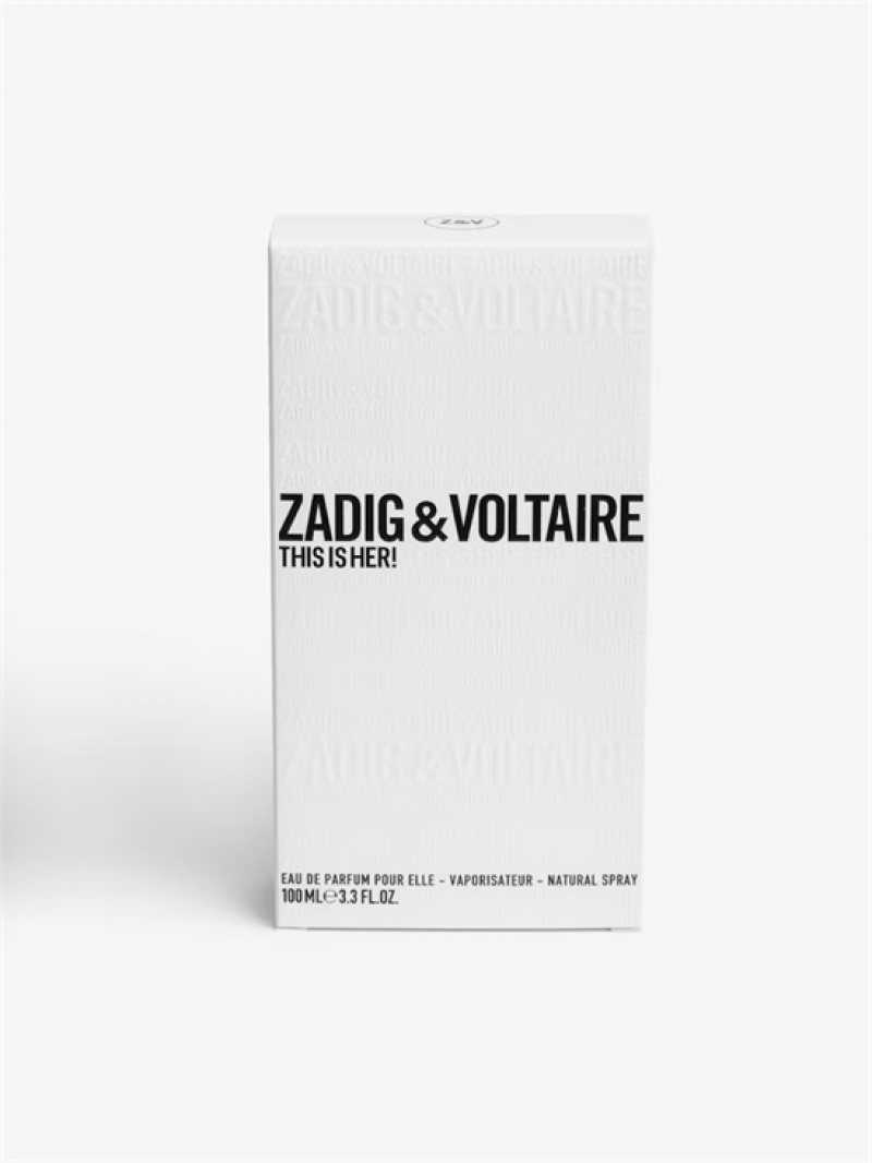 Zadig & Voltaire This Is Her! Fragrance 100ML Blancas | ZV-255655