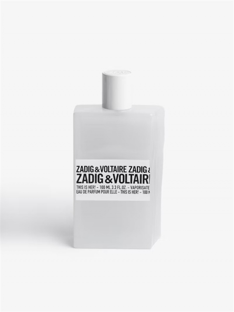 Zadig & Voltaire This Is Her! Fragrance 100ML Blancas | ZV-255655