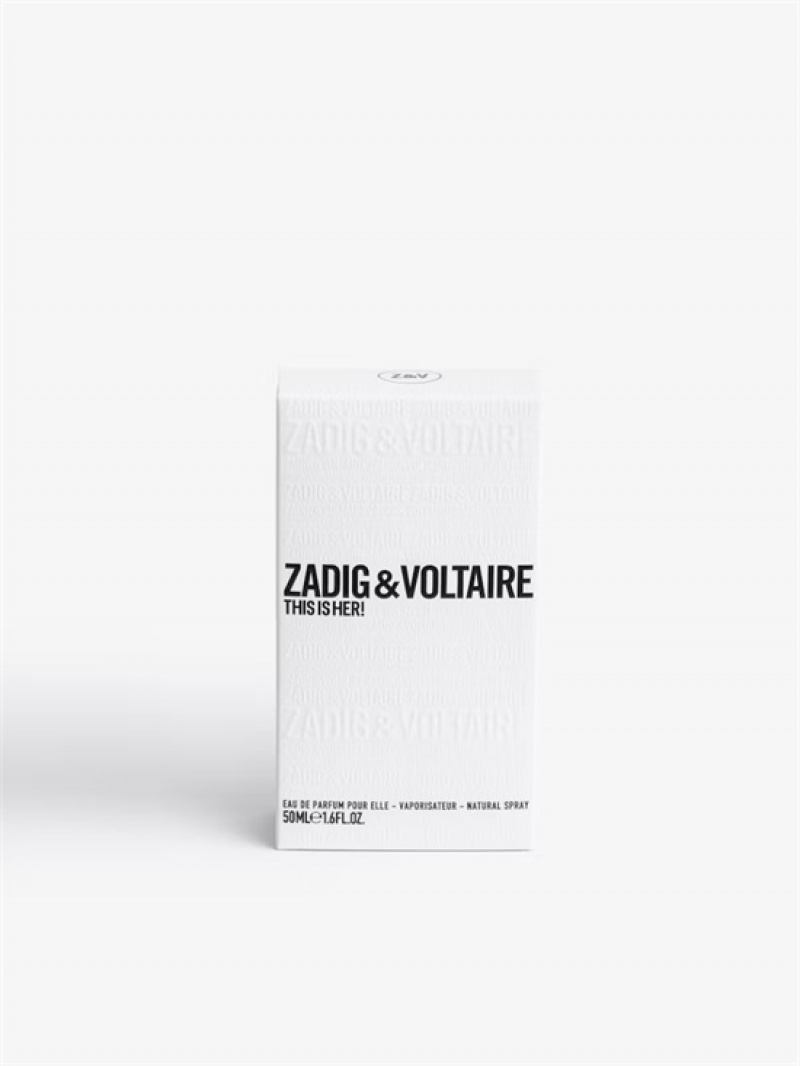 Zadig & Voltaire This Is Her! Fragrance 50 ML Blancas | ZV-255651