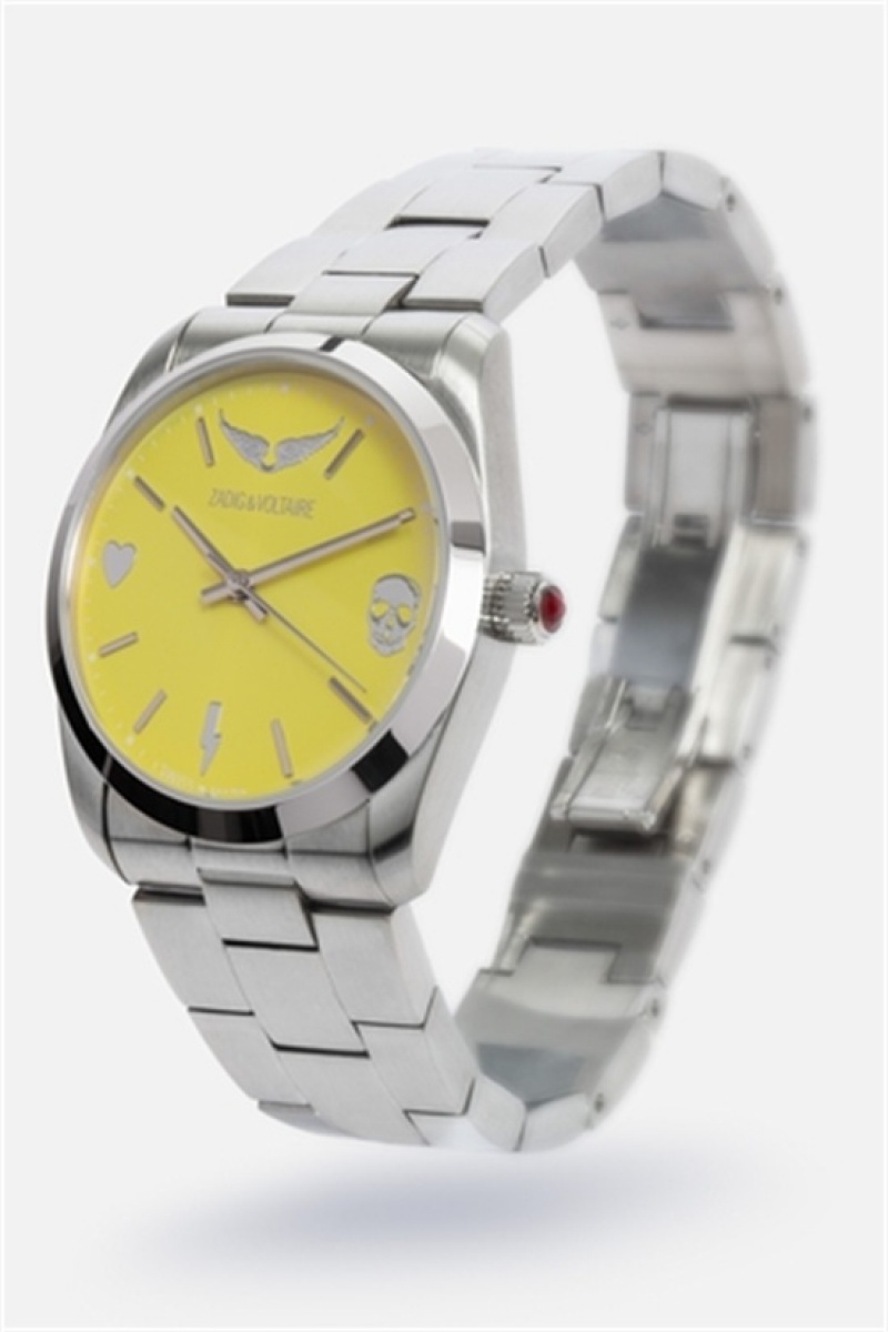 Zadig & Voltaire Time2love Watch Amarillo | ZV-255855