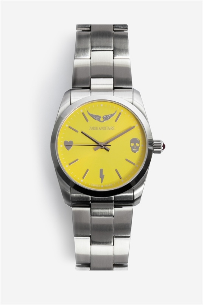 Zadig & Voltaire Time2love Watch Amarillo | ZV-255855