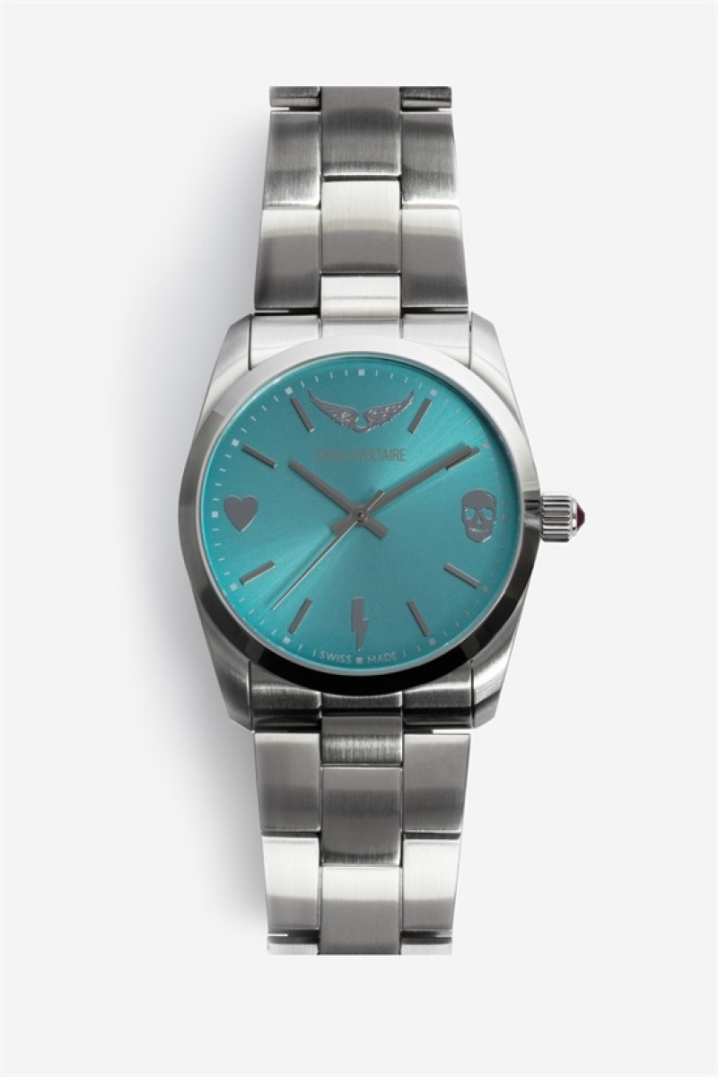 Zadig & Voltaire Time2love Watch Verde Menta | ZV-255853