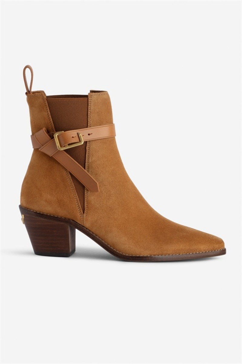 Zadig & Voltaire Tyler Boots Marrones | ZV-255771