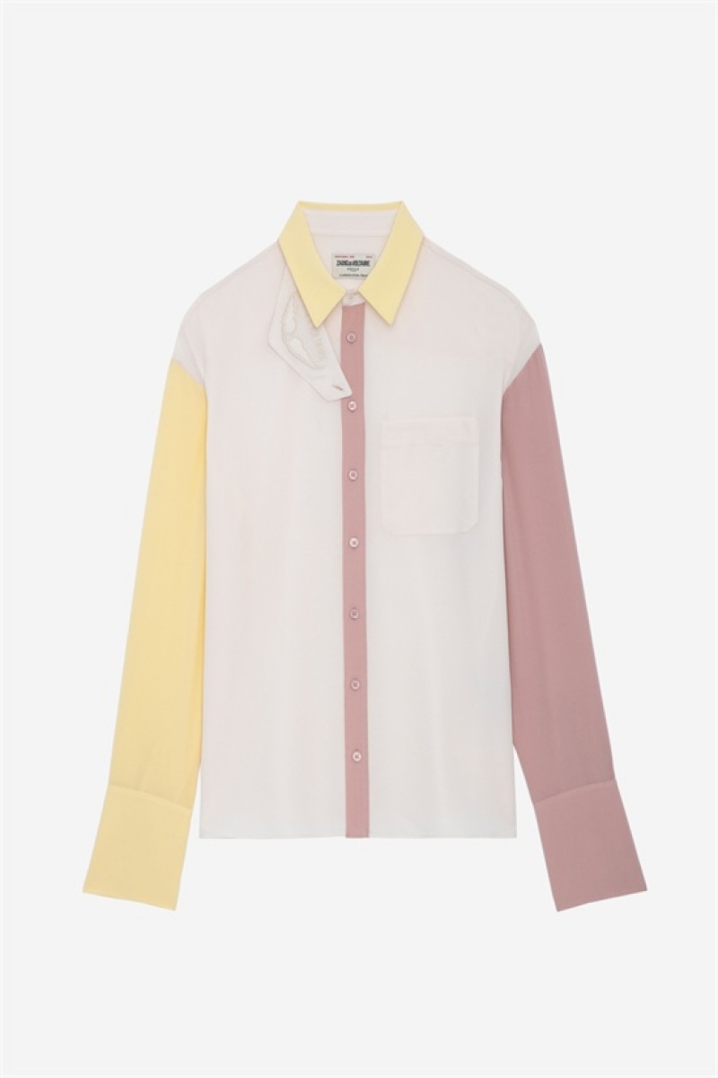 Zadig & Voltaire Tyrone Shirt Blancas | ZV-256321