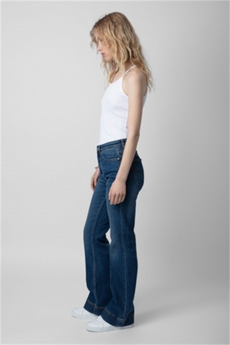 Zadig & Voltaire Vincente Jeans Azules | ZV-256207