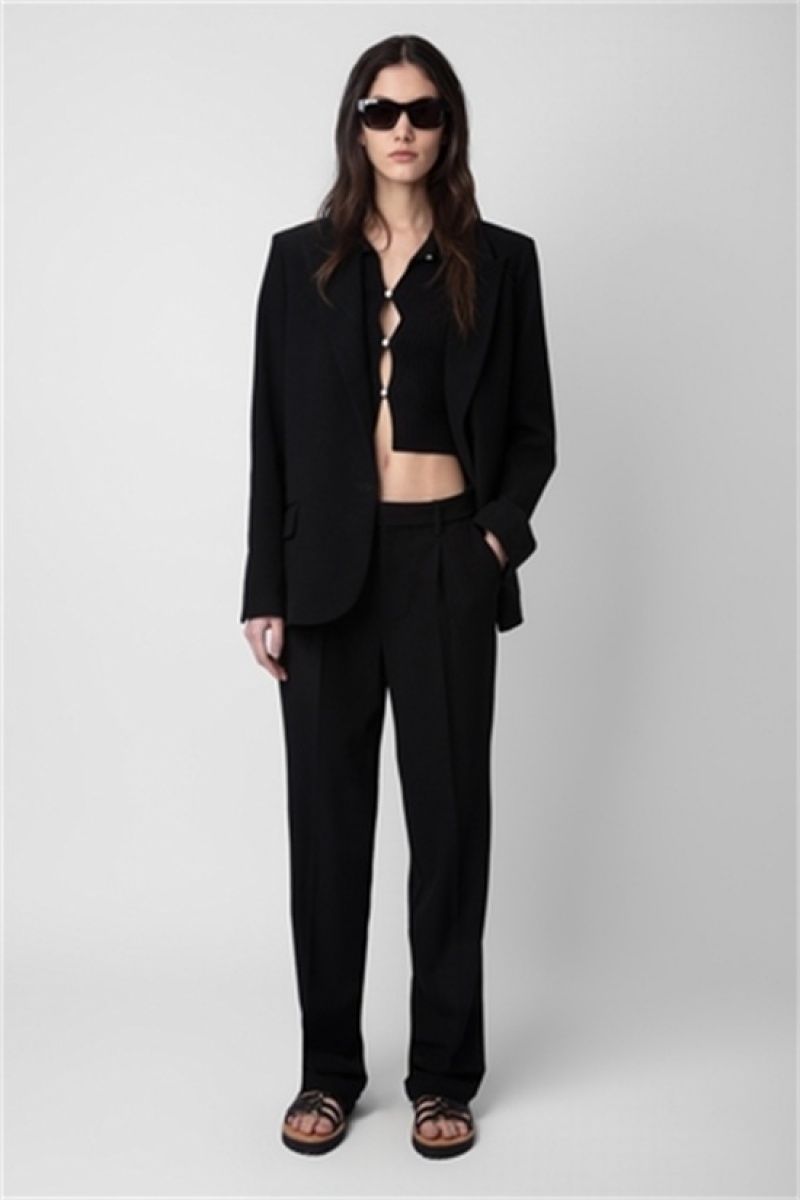 Zadig & Voltaire Voyage Blazer Negras | ZV-256349