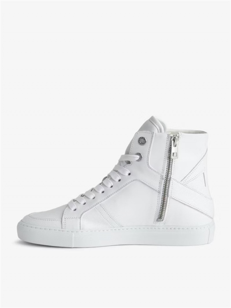 Zadig & Voltaire ZV1747 High Flash Sneakers Blancas | ZV-255668