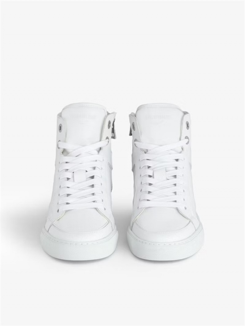 Zadig & Voltaire ZV1747 High Flash Sneakers Blancas | ZV-255668