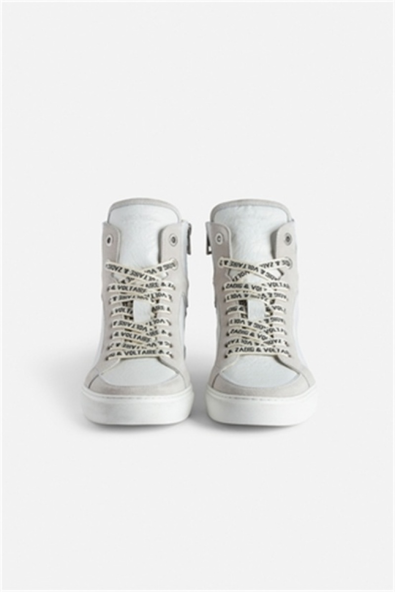 Zadig & Voltaire Zv1747 High High-top Trainers Blancas | ZV-255773