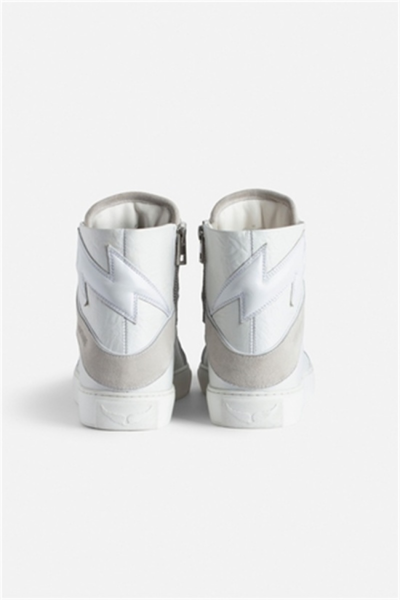 Zadig & Voltaire Zv1747 High High-top Trainers Blancas | ZV-255773